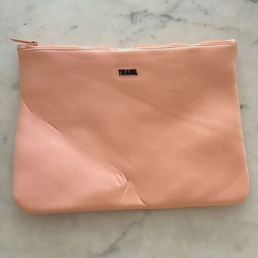 TRIANGL NEOPRENE Swim Travel or Makeup Bag PECHE NEW